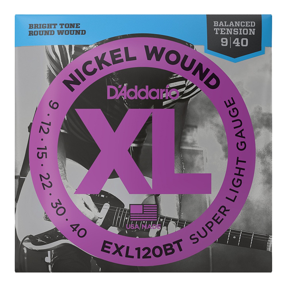 다다리오 EXL120BT 니켈 라운드 와운드 (009-040) 슈퍼 라이트 / 일렉 기타줄